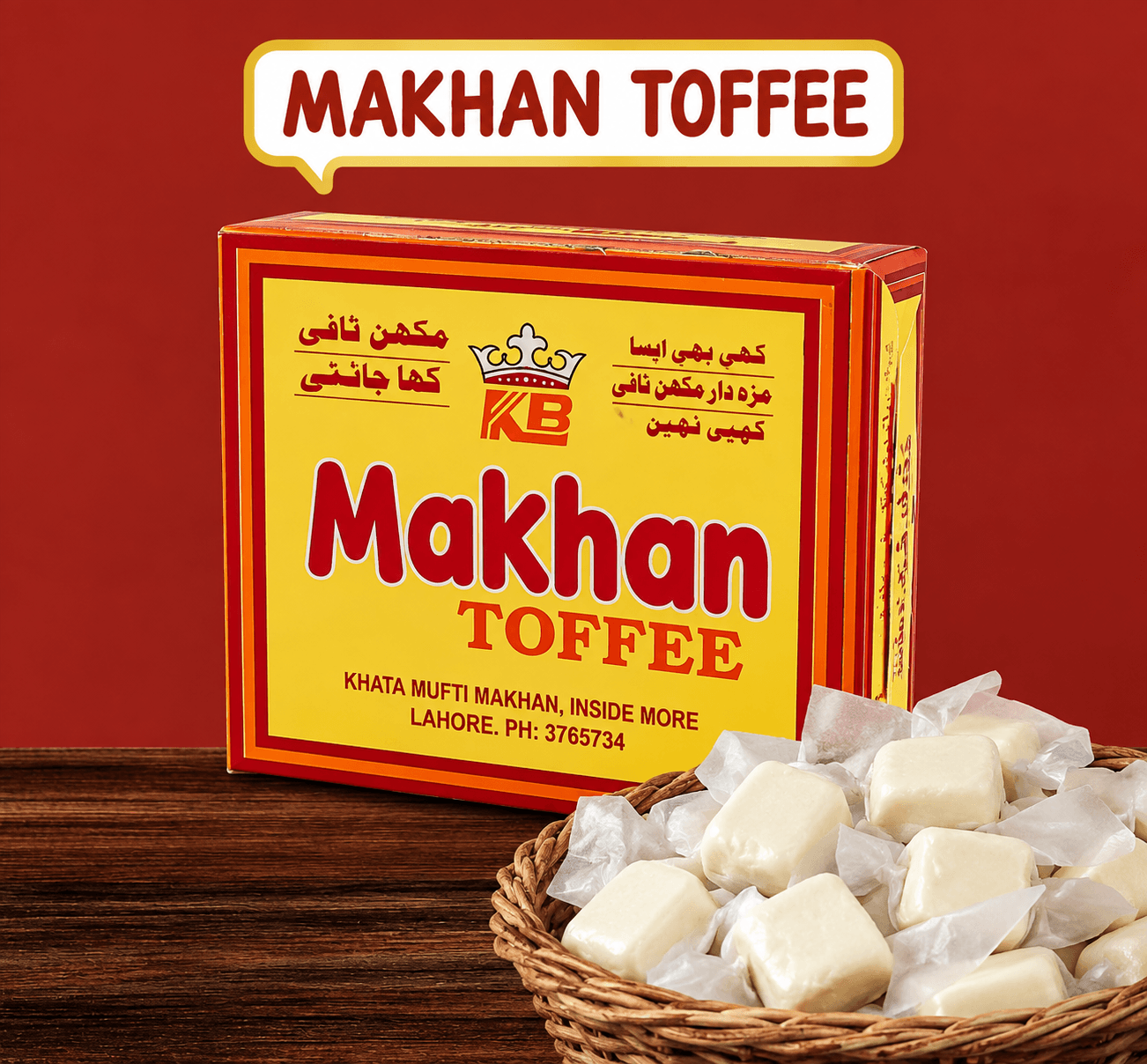 Khalifa White Makhan Tofee