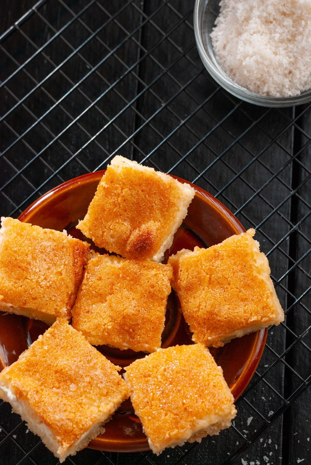 Arabian Delight Basbousa (filled with cream)